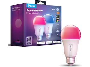 Govee LED Smart Light Bulbs, 800LM Color Changing Light Bulb, Wi-Fi & Bl