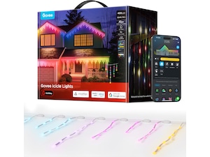 Bring your outdoor lighting to life with Govee RGBIC Icicle Lights featu
