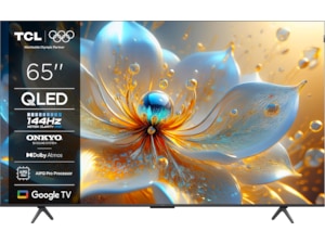 TCL 65" T8C 4K QLED Google TV (2025) + väggfäste