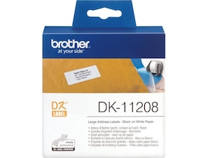 Brother Adressetiketter, rulle 400 st