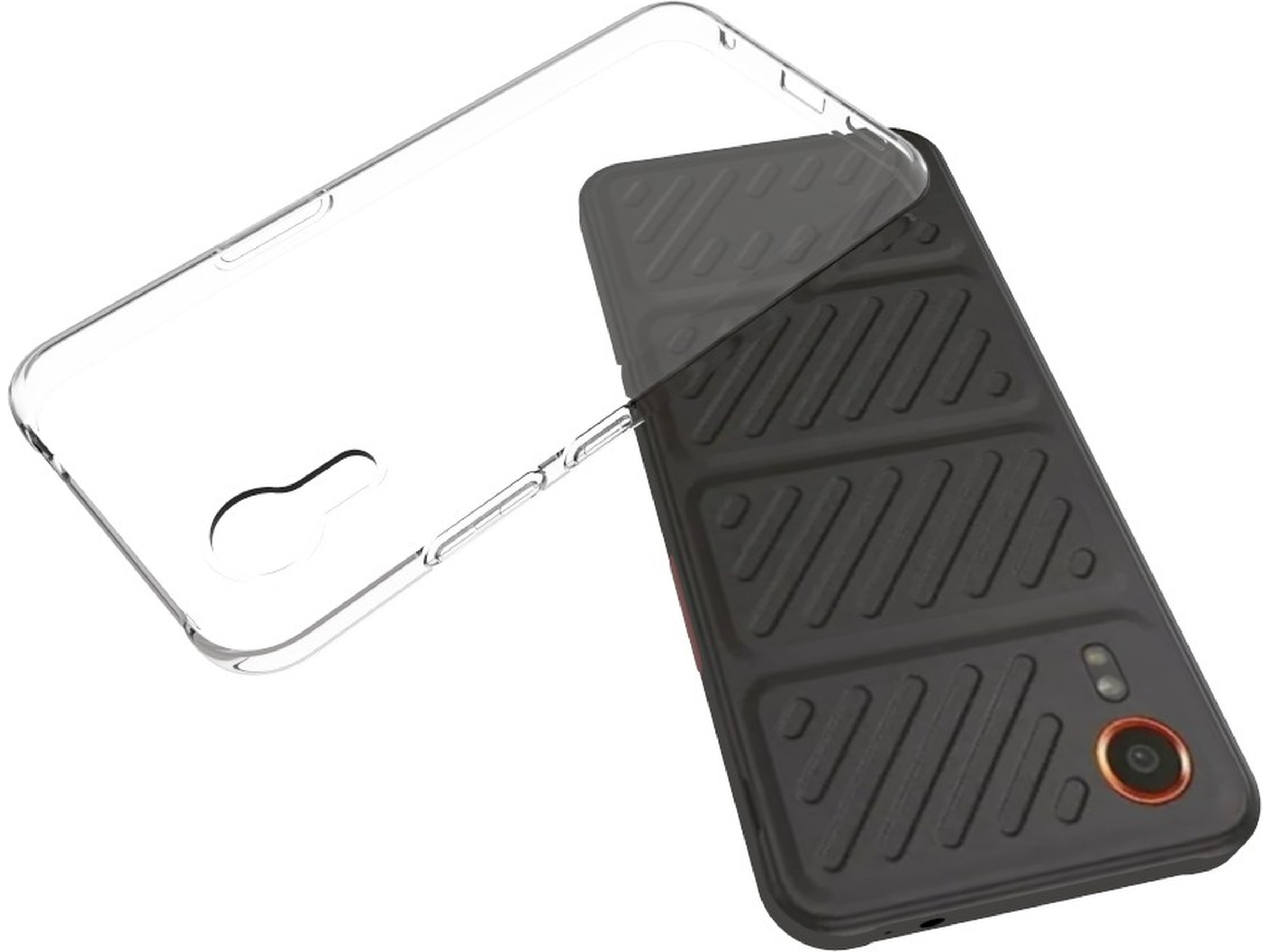 iiglo Samsung XCover 7 Silikonskydd (transparent) Mobilskal