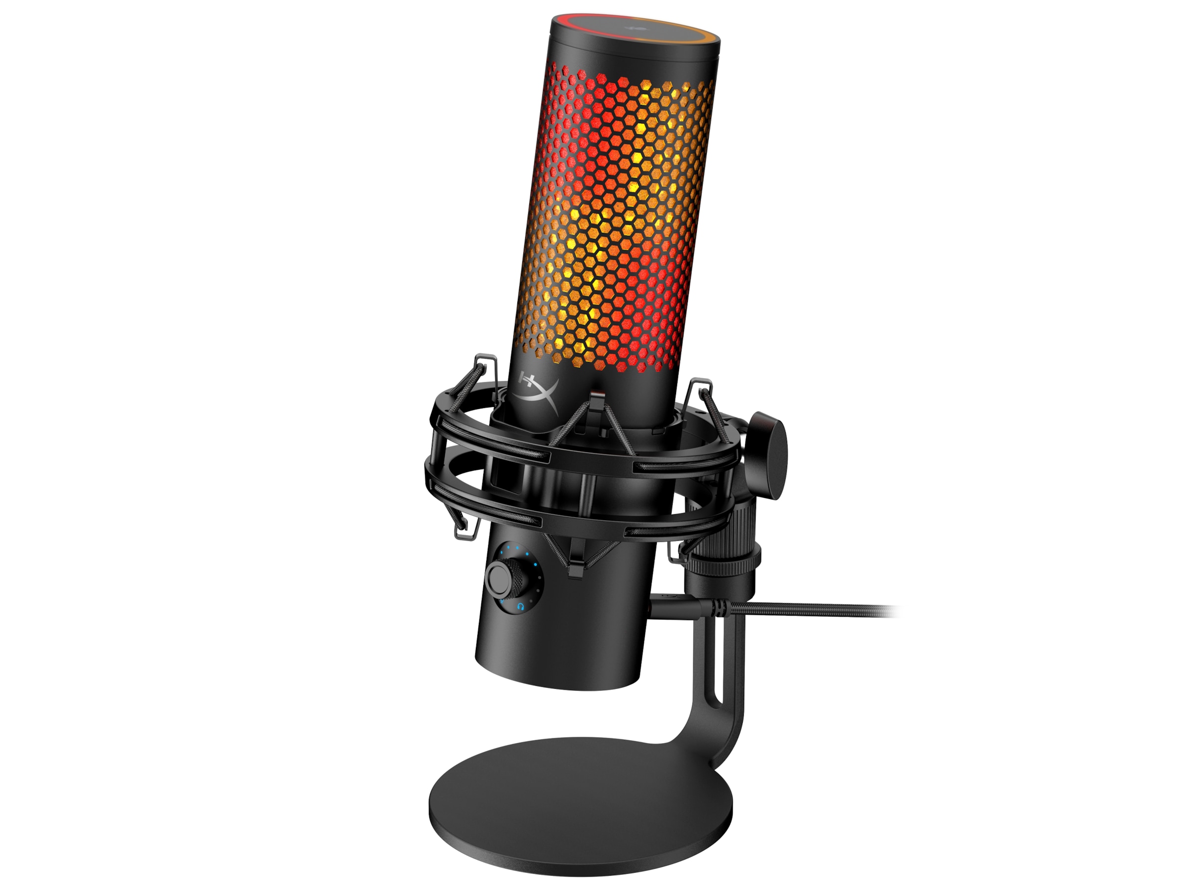 HyperX QuadCast 2 S RGB USB-Mikrofon (svart) Mikrofon