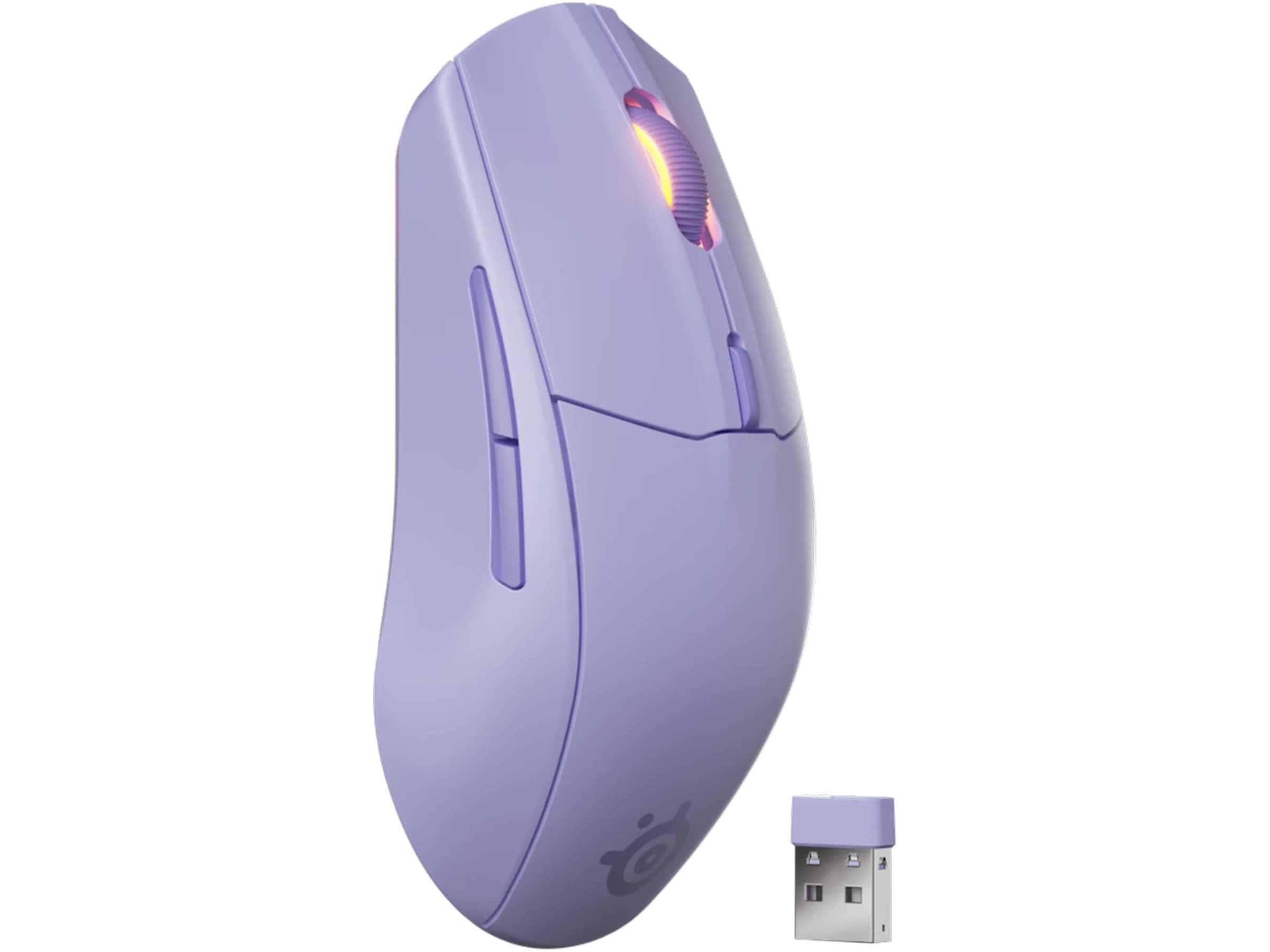 SteelSeries Rival 3 Gen 2 trådlös gamingmus (lavender) Gamingmus