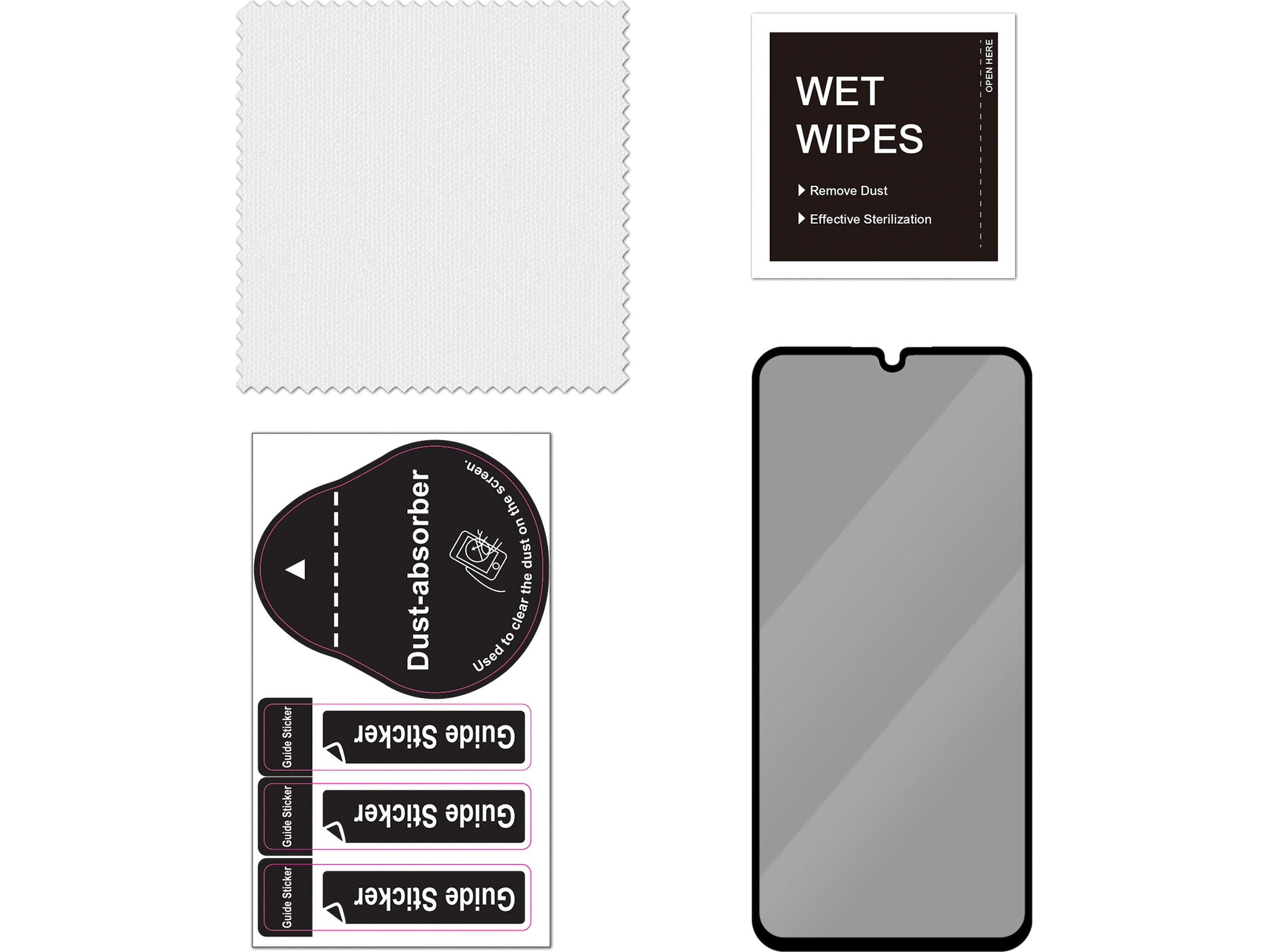 iiglo Samsung Galaxy A15 Privacy Skärmskydd Skärmskydd mobiltelefon