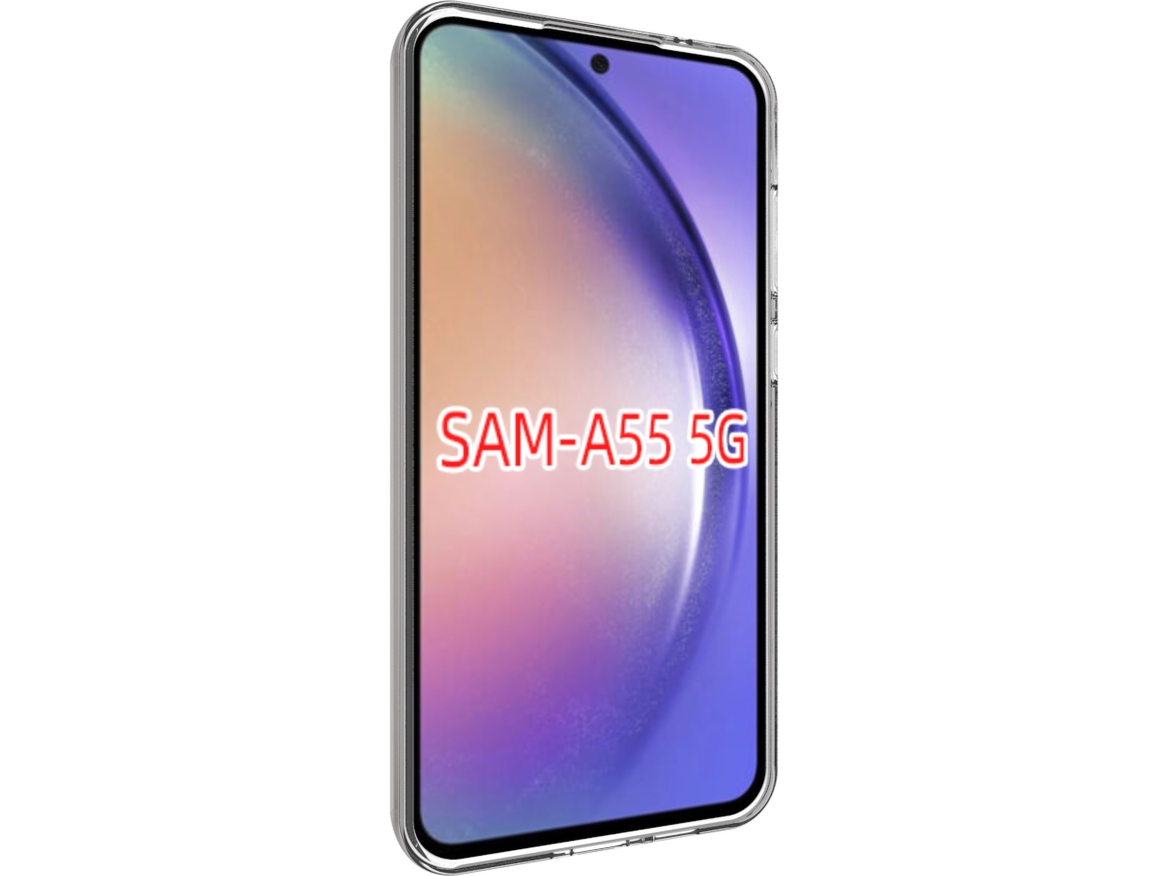 iiglo Samsung Galaxy A55 Silikonskal (transparent) Mobilskal