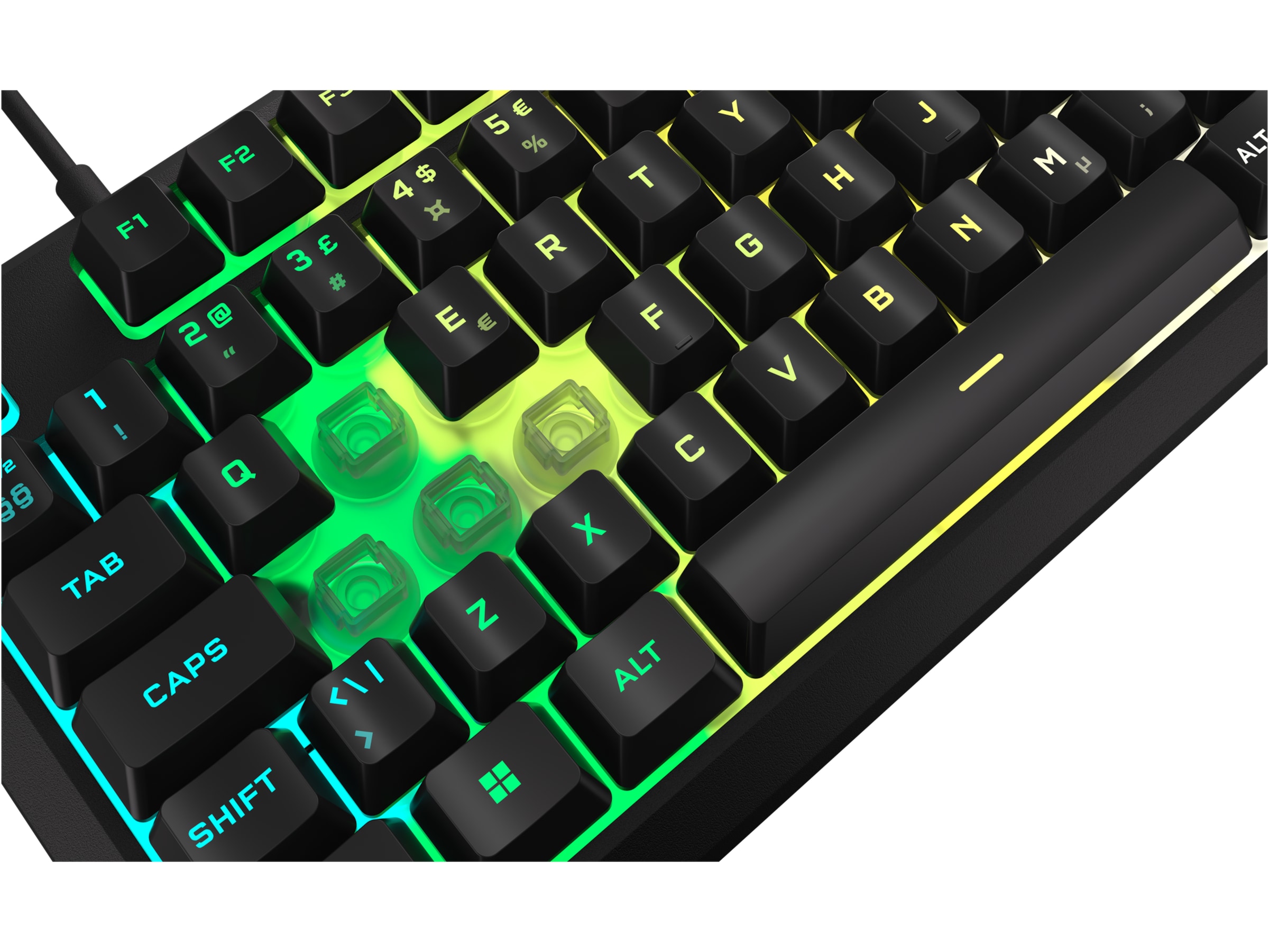 Corsair K55 Core RGB gamingtangentbord (svart) Gamingtangentbord