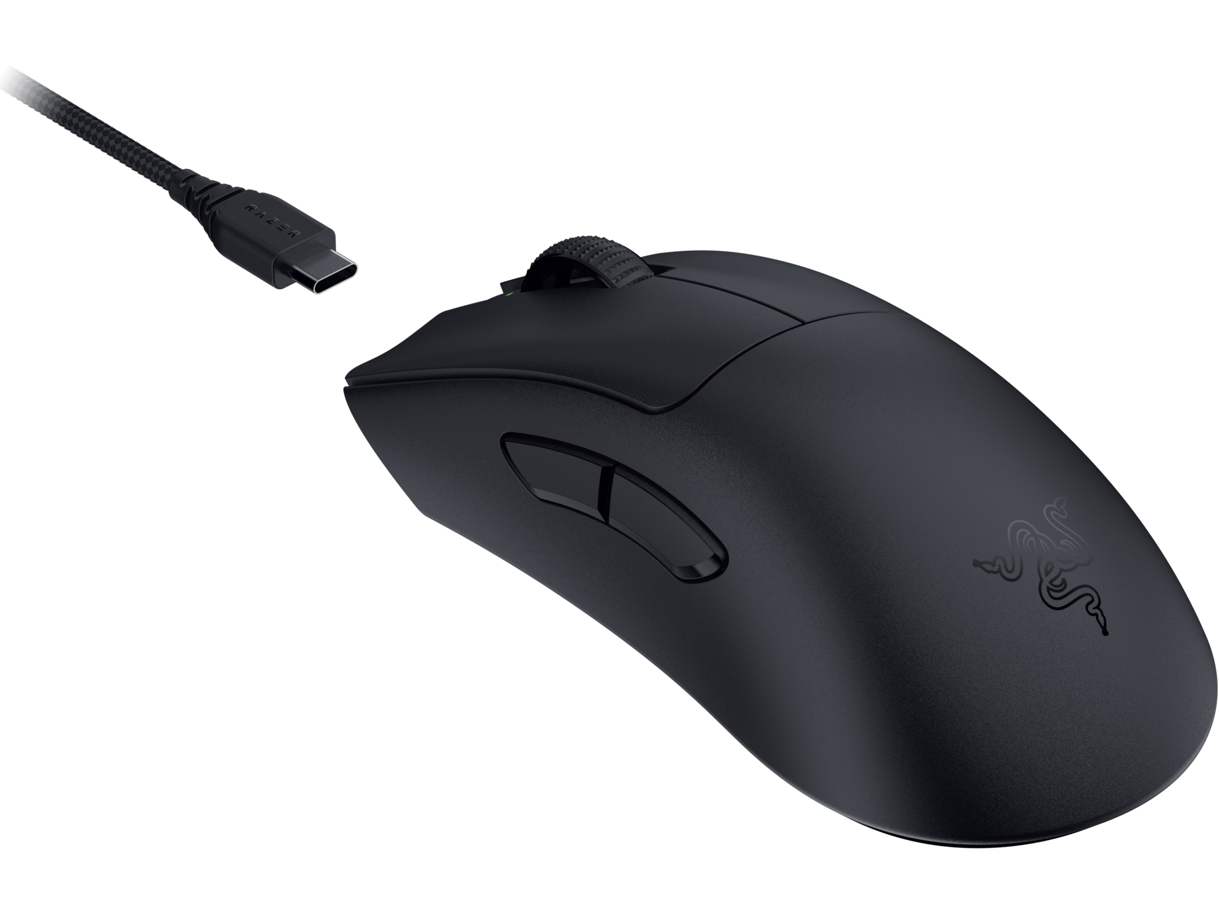 Razer DeathAdder V3 Pro + HyperPolling Wireless Dongle (svart) Gamingmus