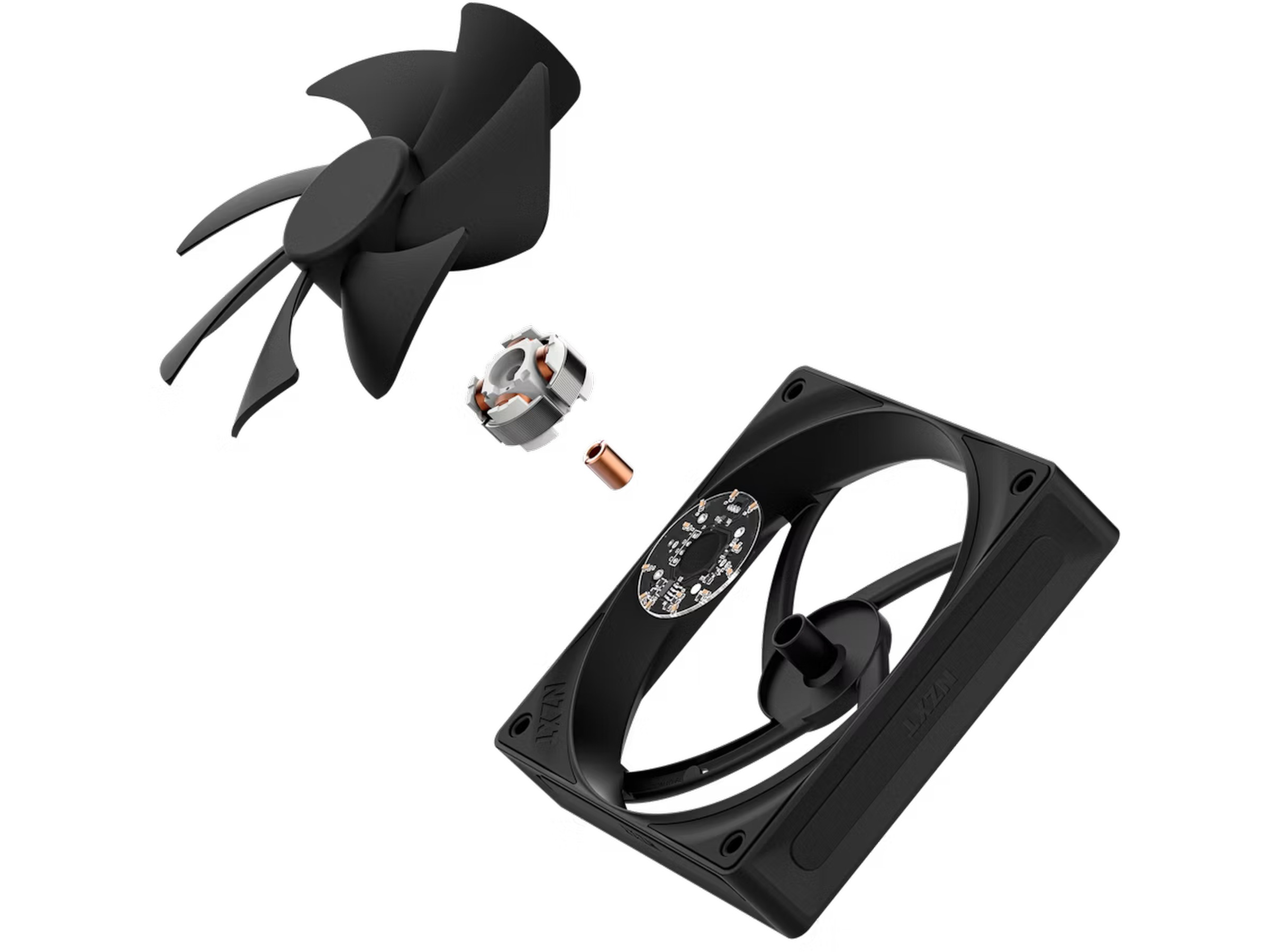 NZXT F120P Static Pressure Fläkt (svart) Fläkt