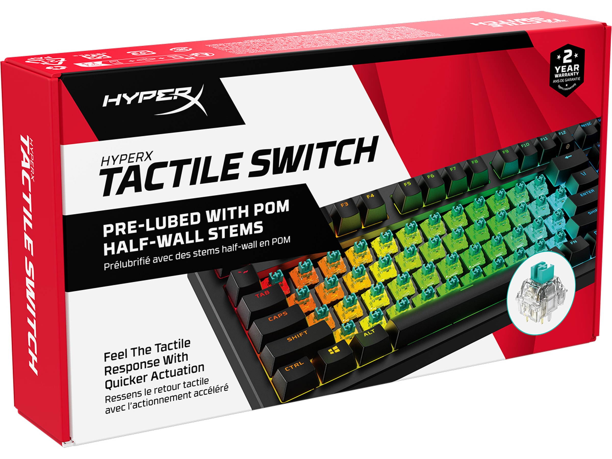 HyperX Tactile Switch Tillbehör till gaming tangentbord och mus
