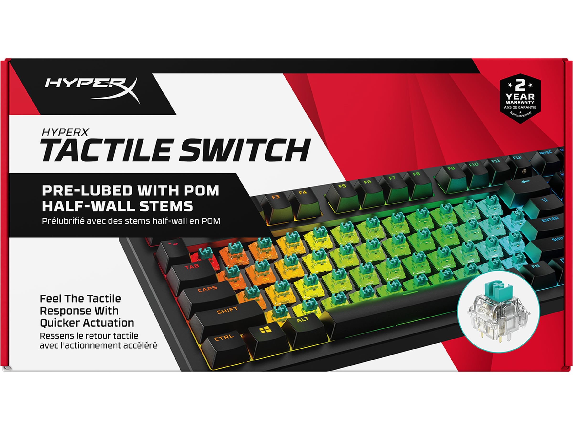 HyperX Tactile Switch Tillbehör till gaming tangentbord och mus