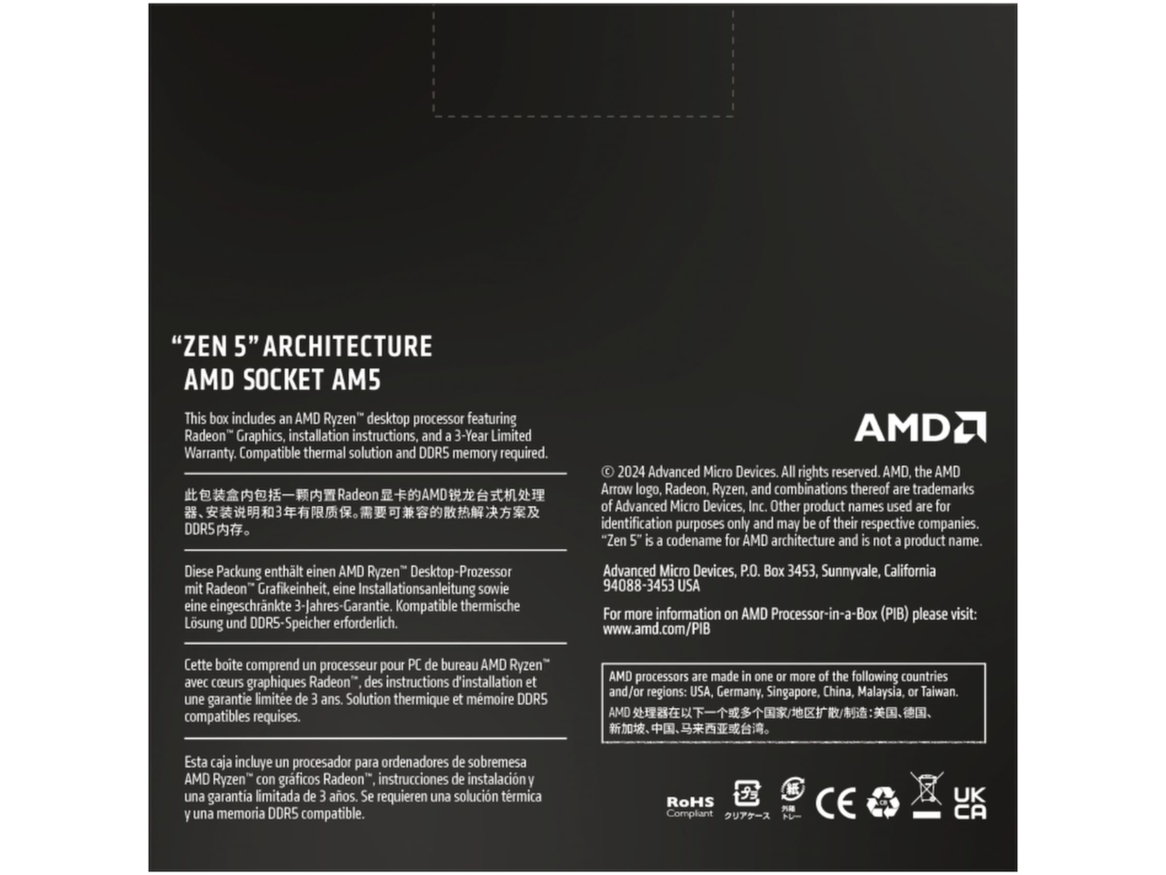 AMD Ryzen 9 9950X CPU Processor