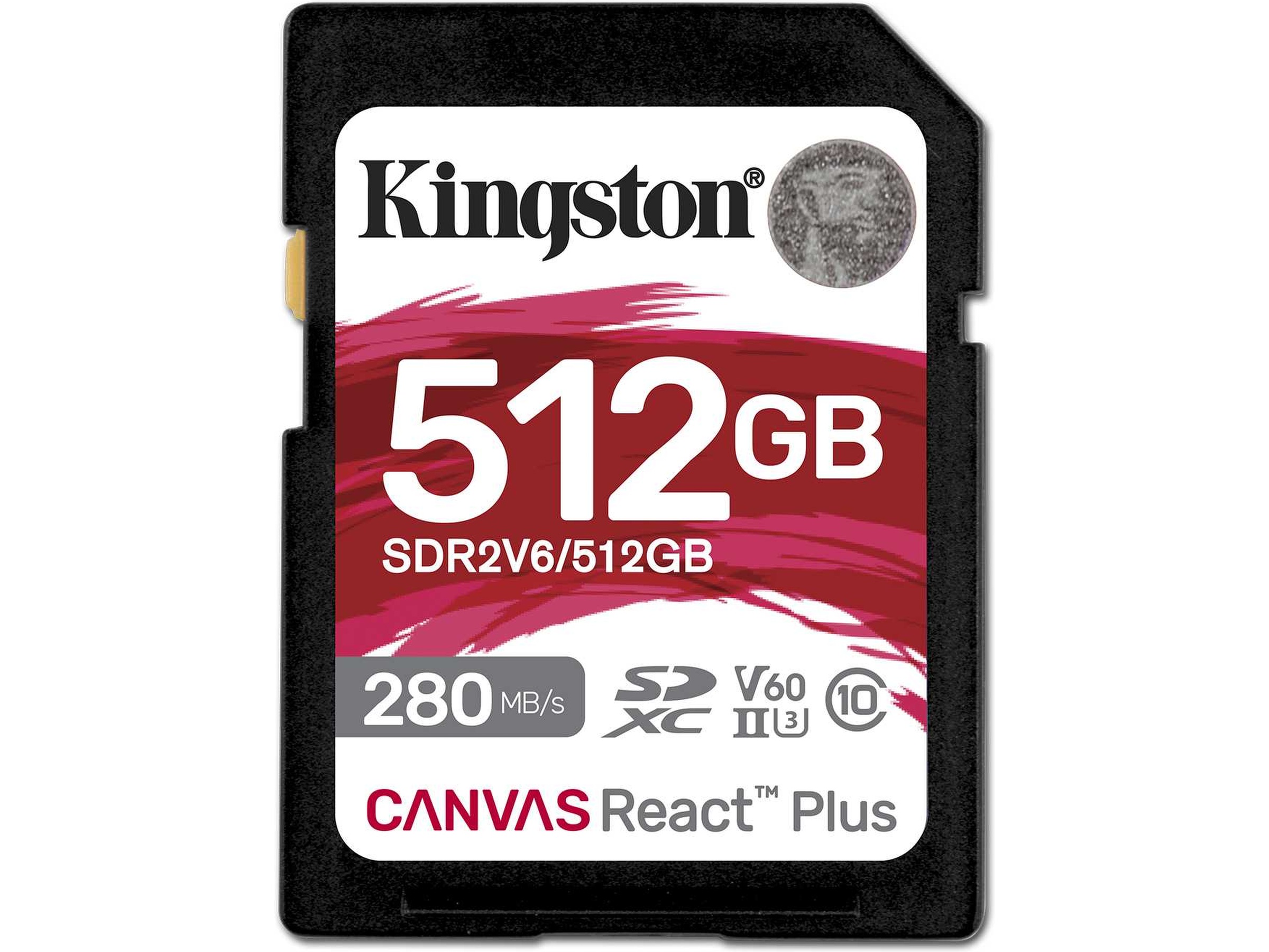Kingston Canvas React Plus V60 512GB Minneskort
