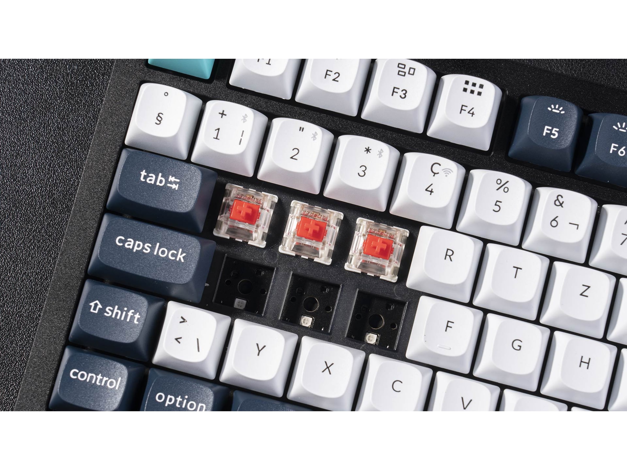 Keychron Q3 MAX 80% trådlös tangentbord Brown Switches Gamingtangentbord