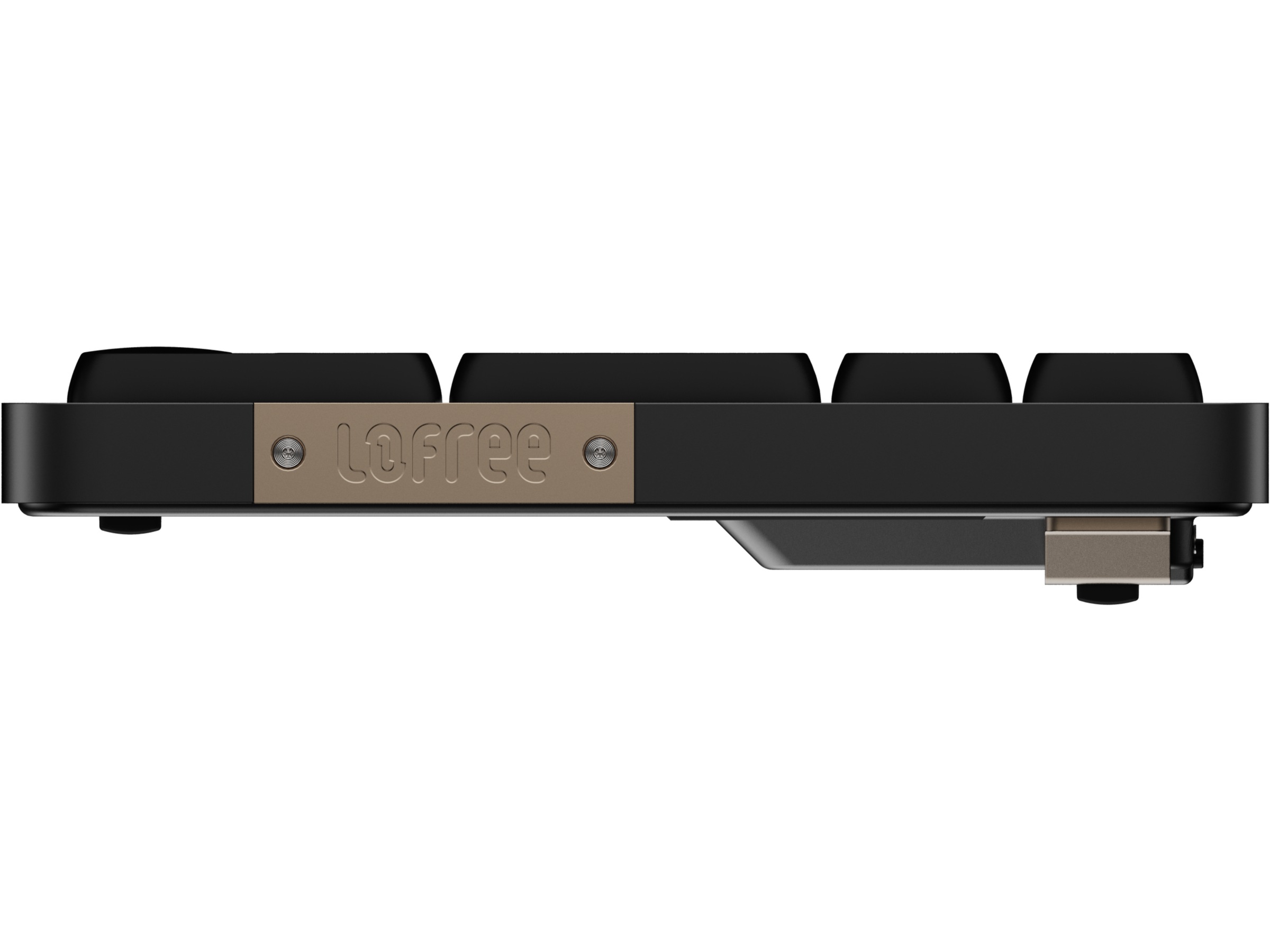 Lofree Flow100 low profile trådlöst tangentbord (svart) Tangentbord