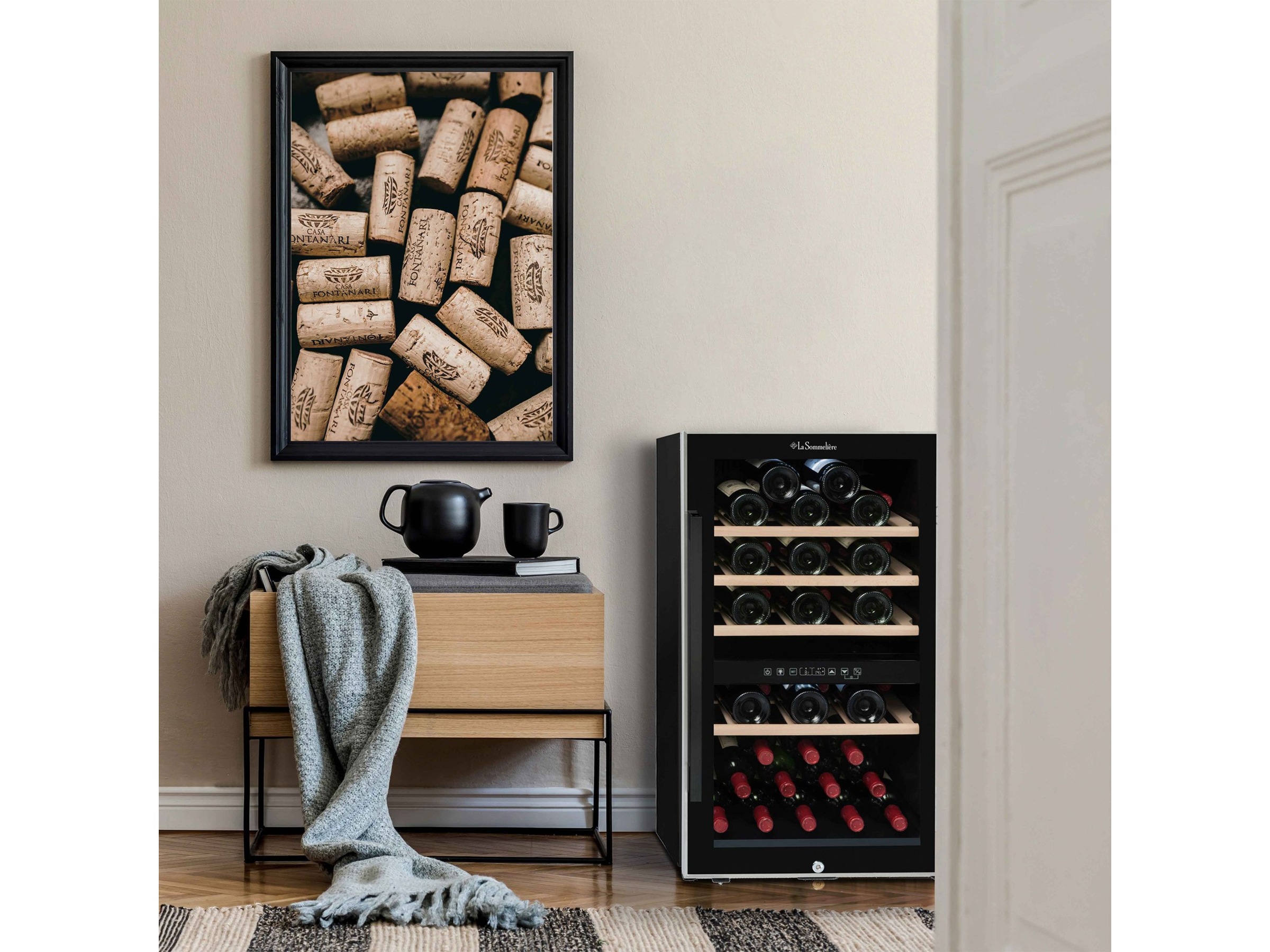 La Sommelière ECS51.2Z vinskåp (49 flaskor) Fristående vinkyl