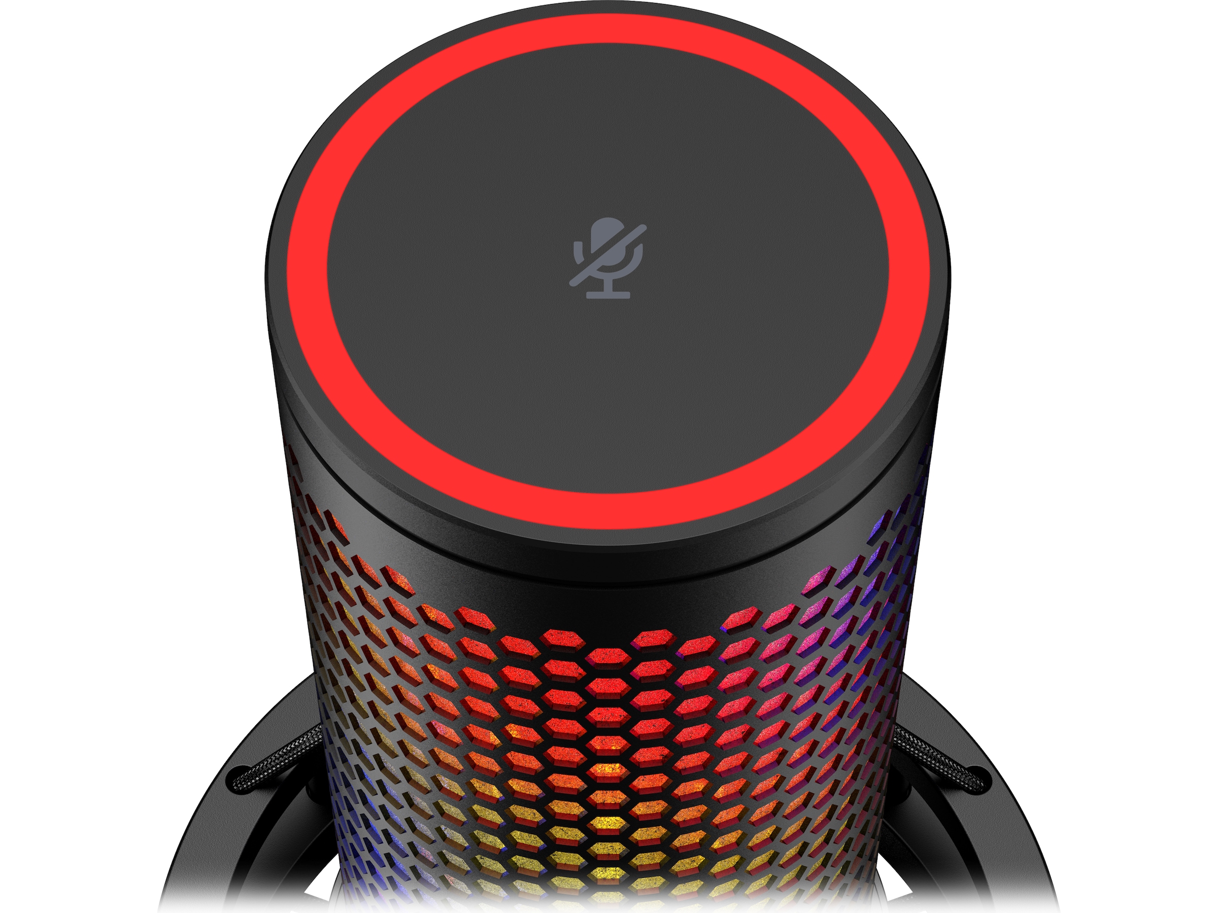 HyperX QuadCast 2 S RGB USB-Mikrofon (svart) Mikrofon