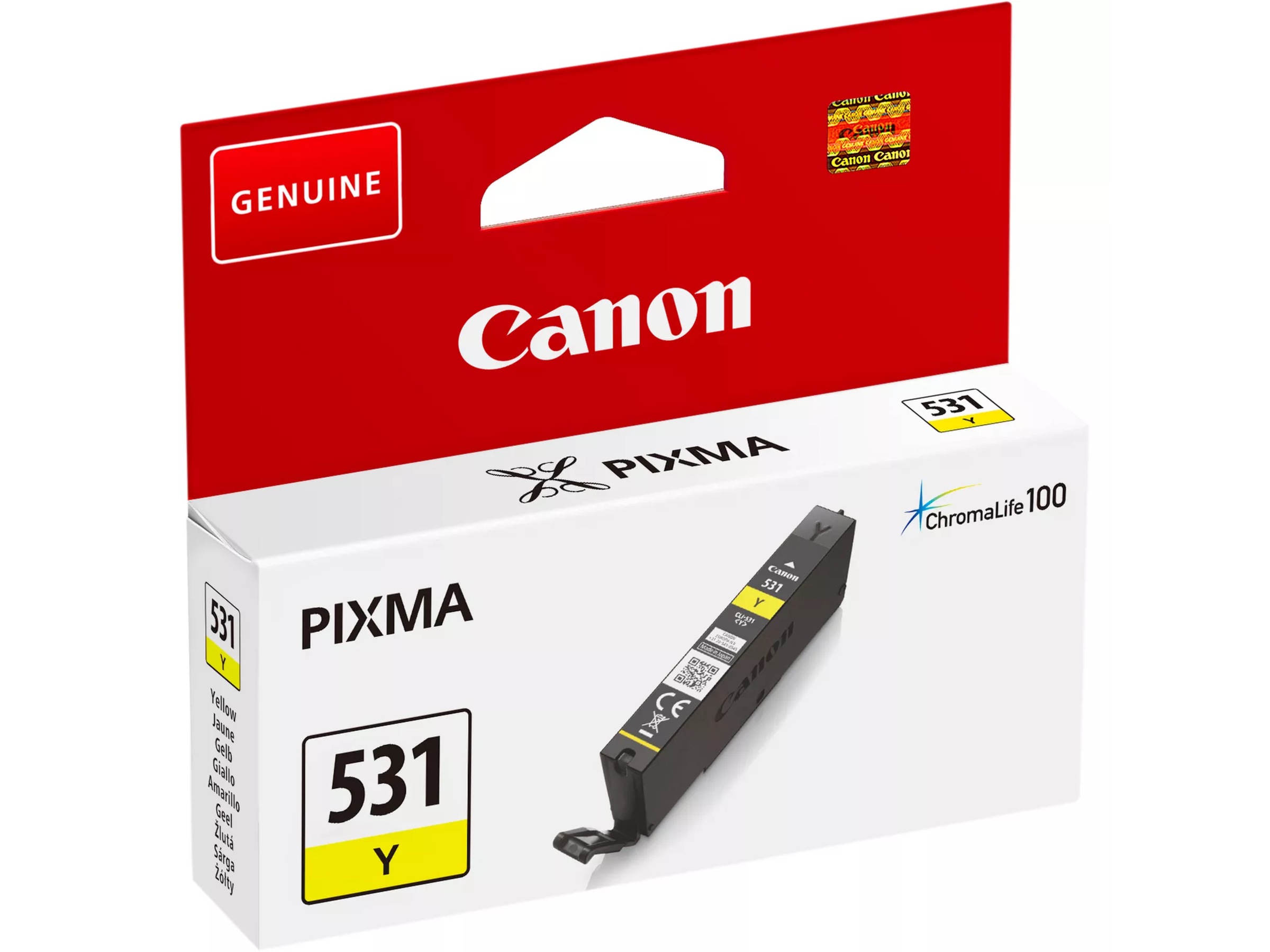 Canon Bläck CLI-531 Gul Bläckpatron