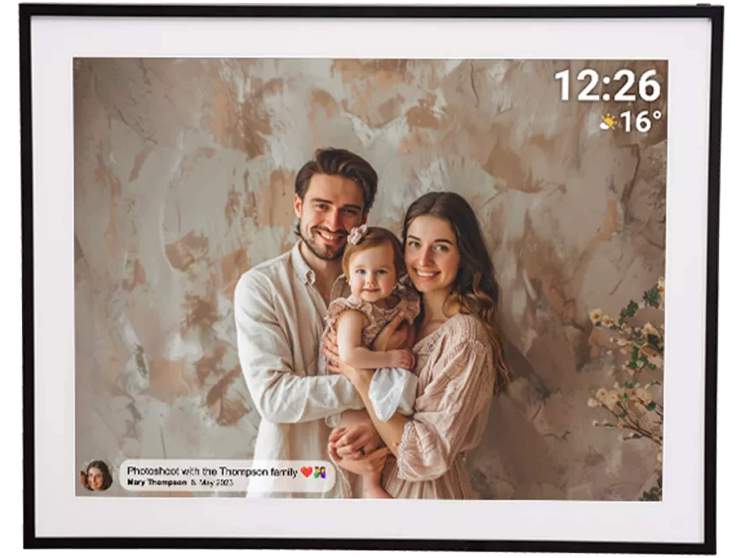 Denver PFF-1970 19" digital fotoram (svart/vit) TV-ram & tillbehör