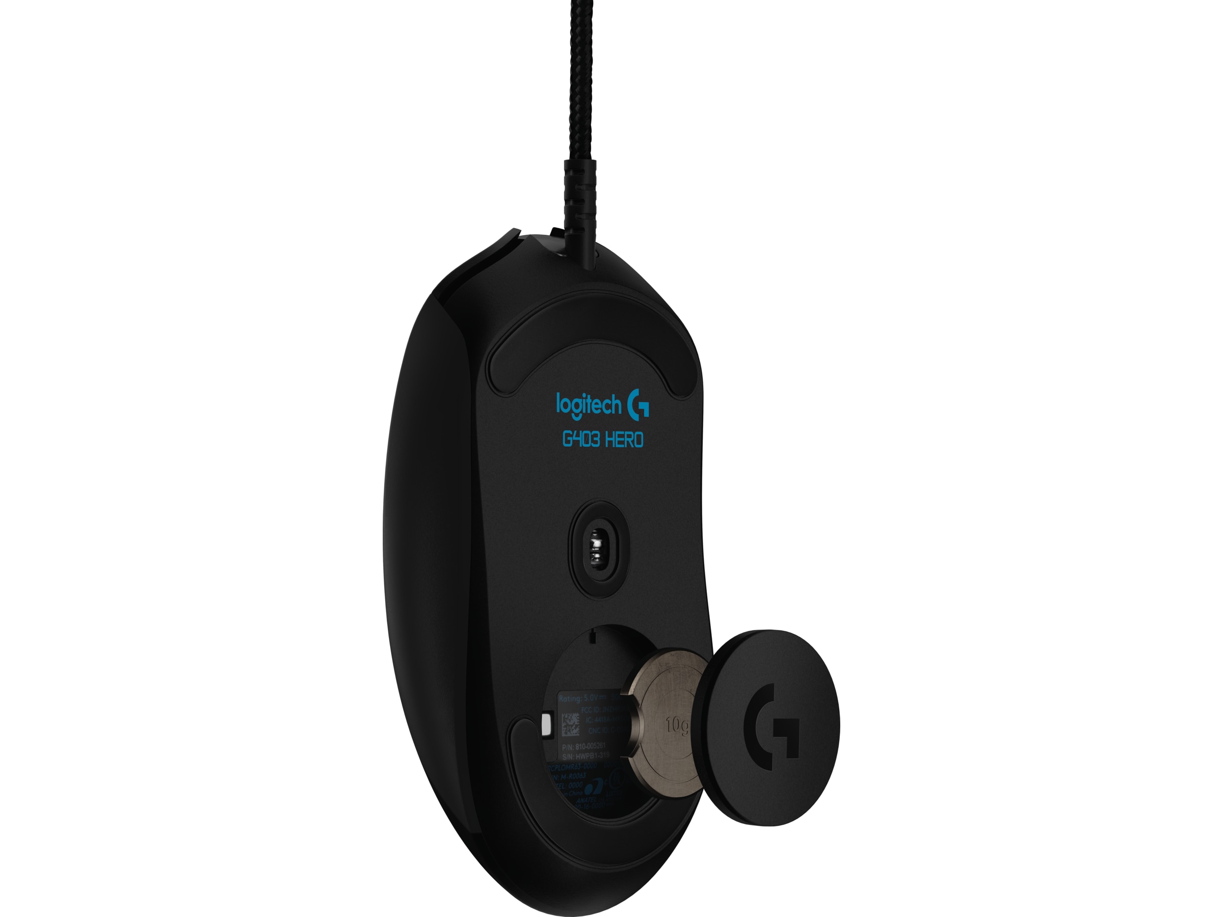 Logitech G403 HERO Gamingmus (svart) Gamingmus