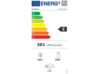 Samsung RF50C530EB1/EF Side-by-side Kyl- och Frysskåp Side-by-side kylskåp