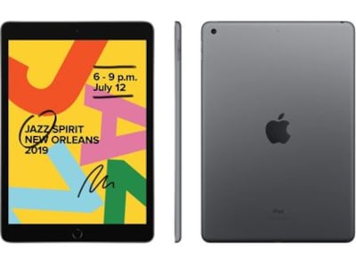 iPad 10.2" (2019) 32GB WiFi (rymdgrå) - Gradering A/B Nästan nytt! - Renewed
