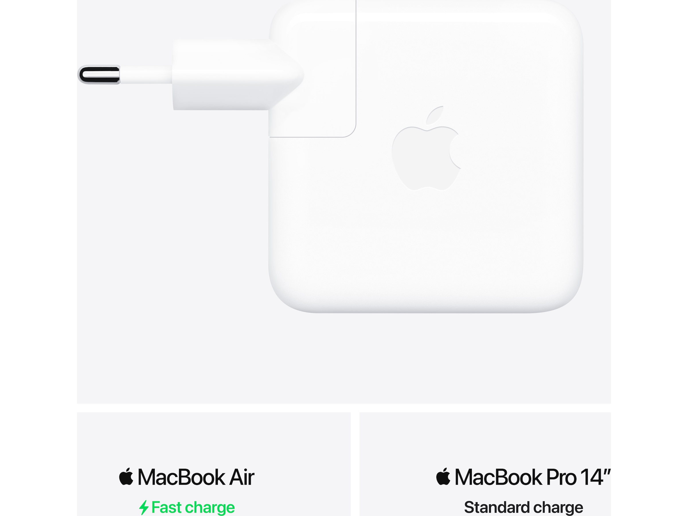Apple Strömadapter 70W (vit) Batteri och laddare