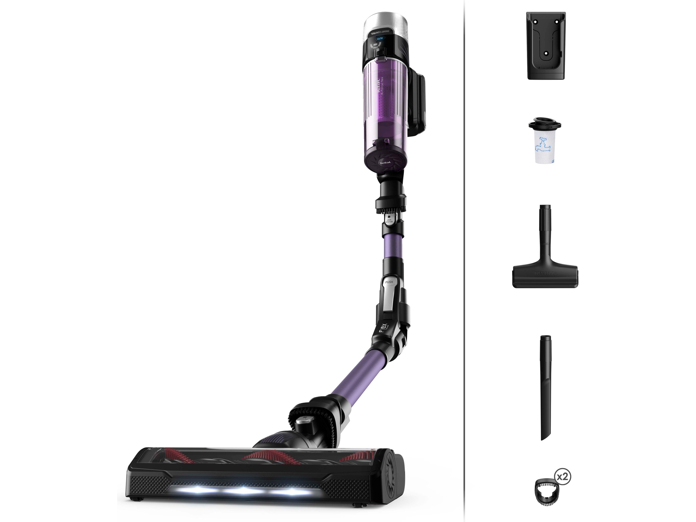 Tefal X-Force 9.60 Flex Essential sladdlös dammsugare Skaftdammsugare