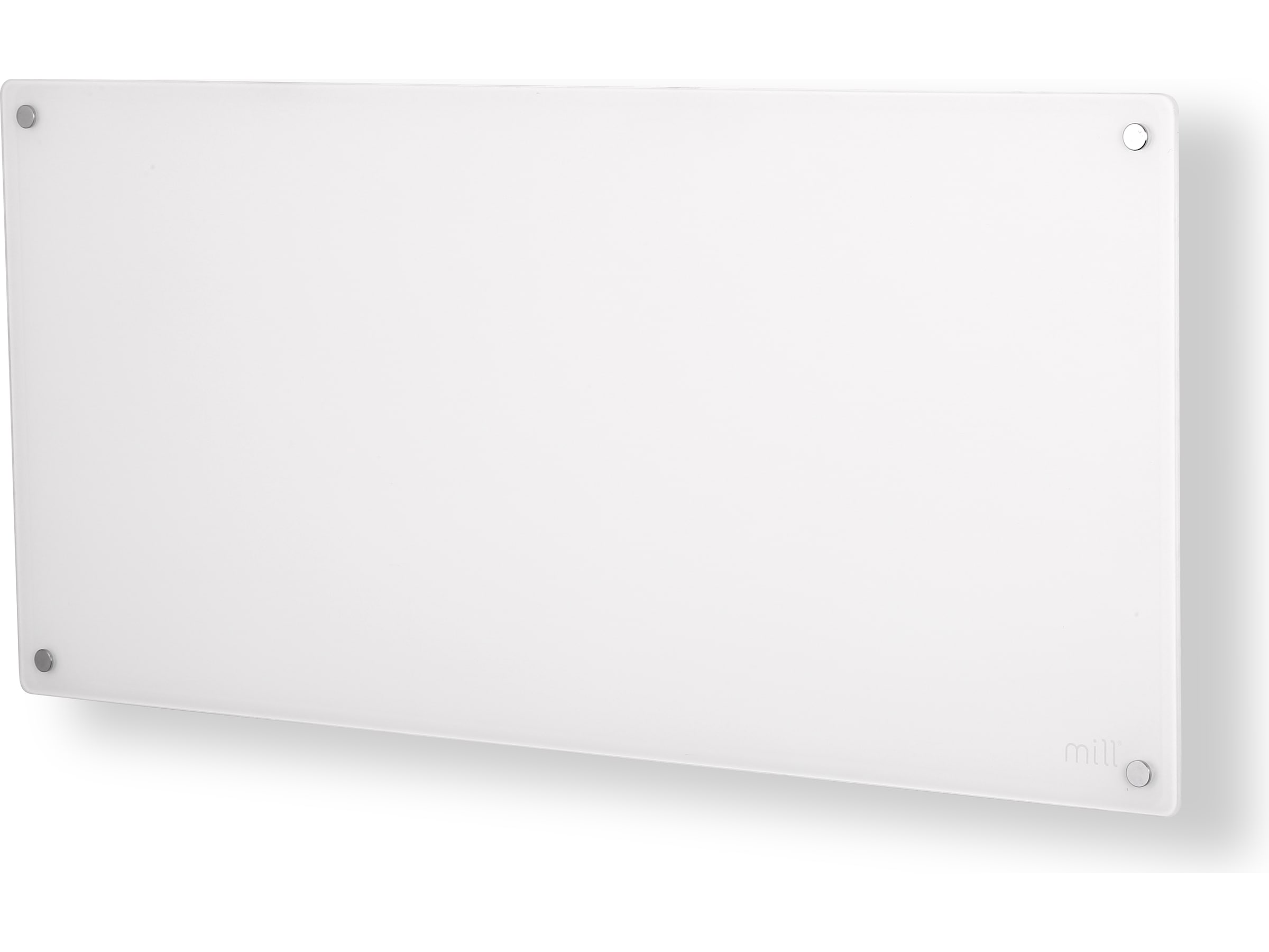 Mill Glas Panelelement 1000W (vit) Panelelement