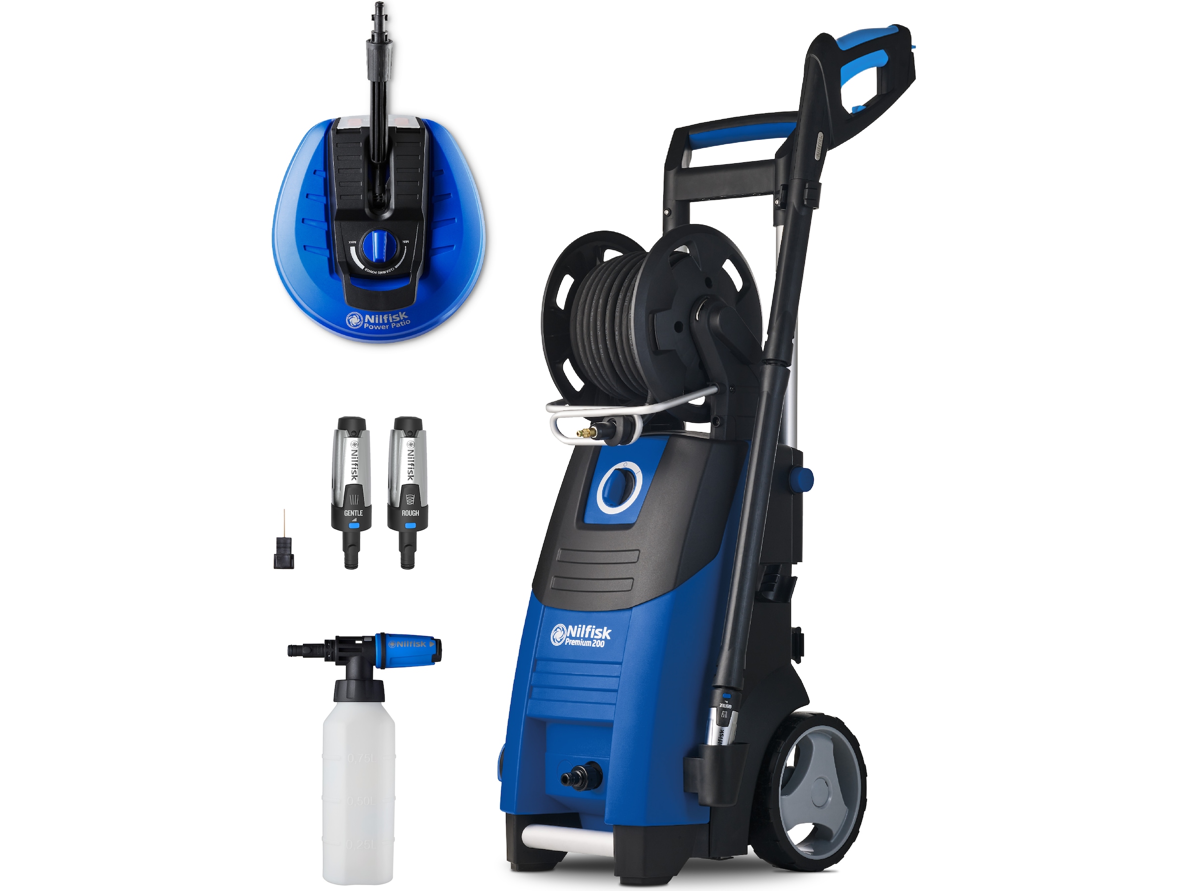 Nilfisk Premium 200-15 högtryckstvätt med Power Patio Högtryckstvättar
