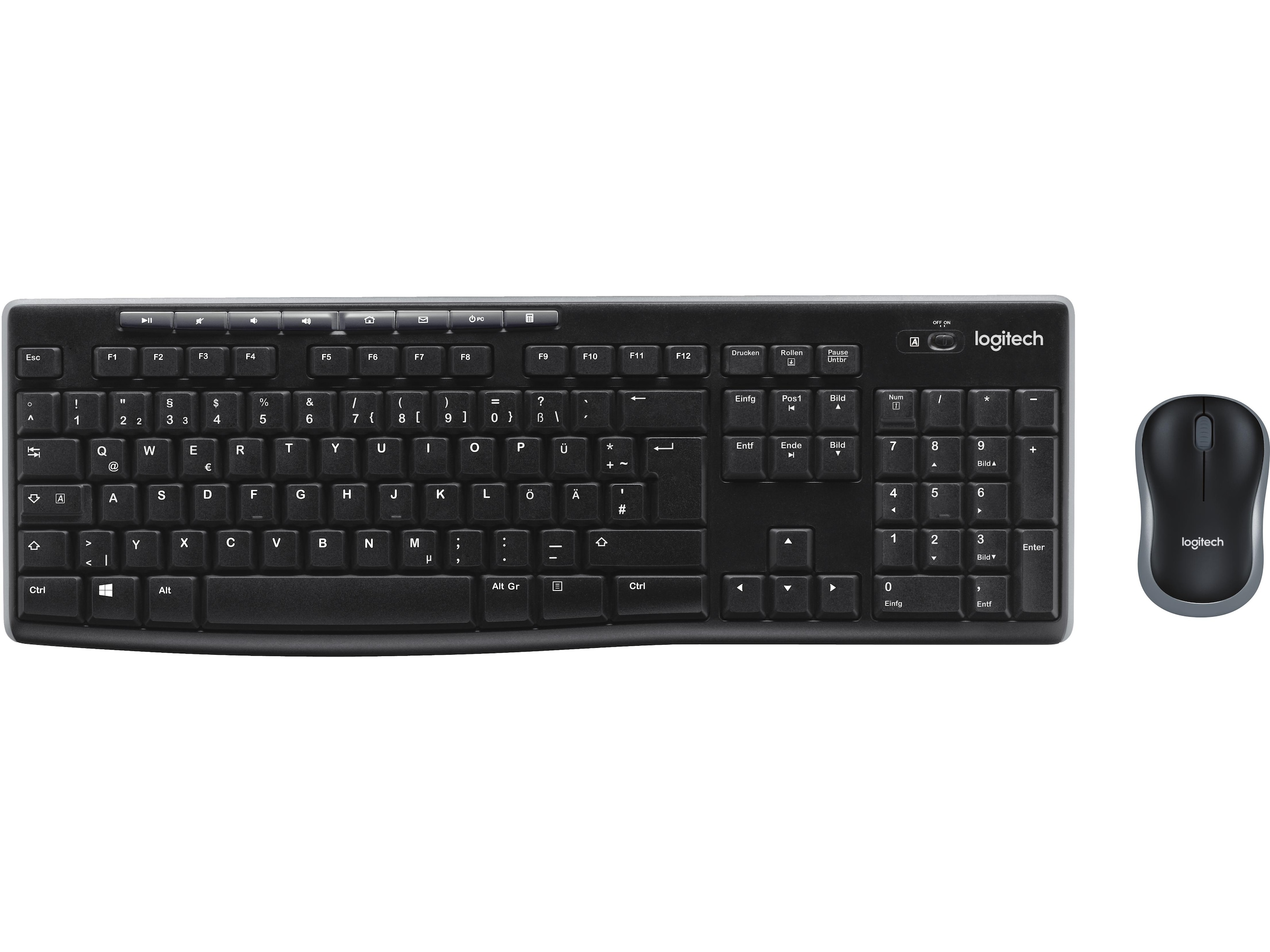 Logitech MK270 Combo Trådlös Mus & tangentbord -combo-paket