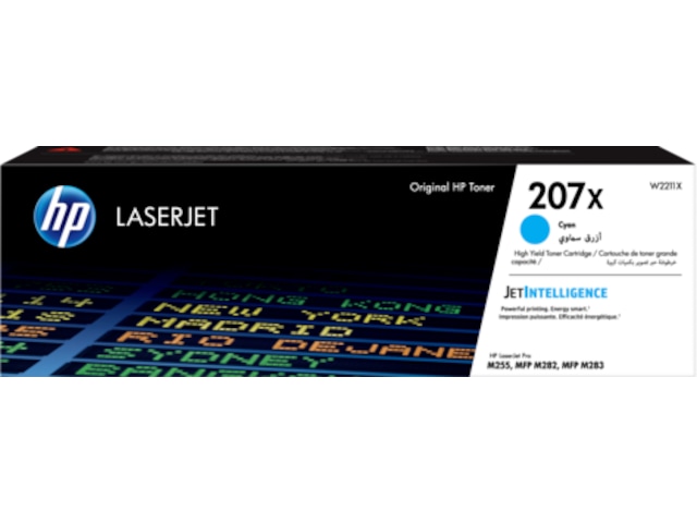 HP Toner 207X Cyan Lasertoner
