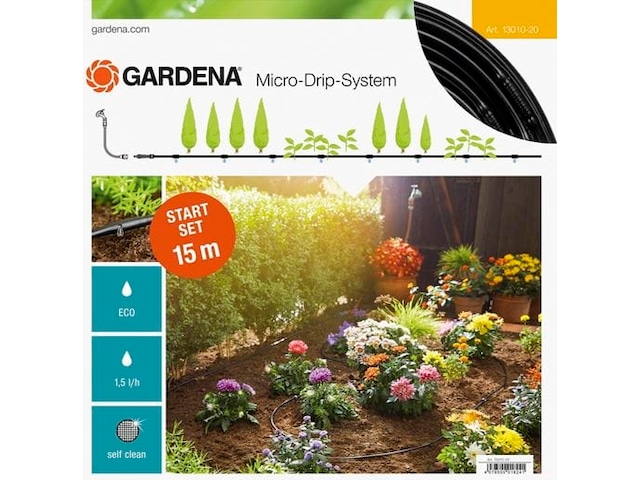 Gardena Micro droppstartset för växtrader S Bevattningssystem