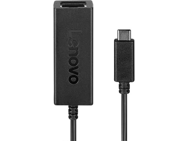 Lenovo USB-C till Ethernet Adapter 20cm (svart) USB-kablar