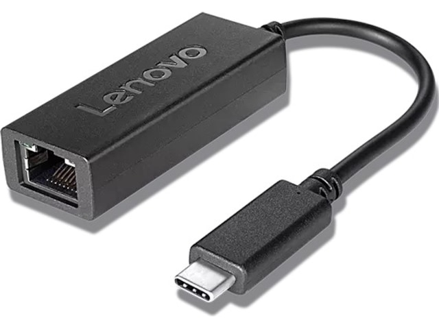 Lenovo USB-C till Ethernet Adapter 20cm (svart) USB-kablar