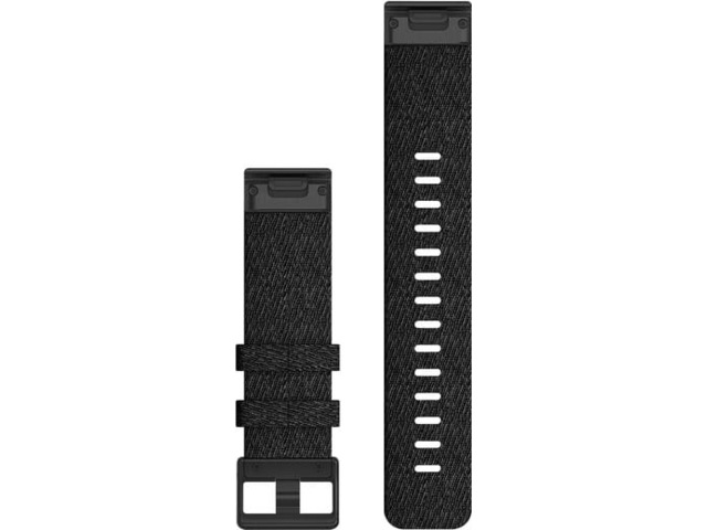 Garmin QuickFit Flätad Nylonarmband 22mm (svart) Armband