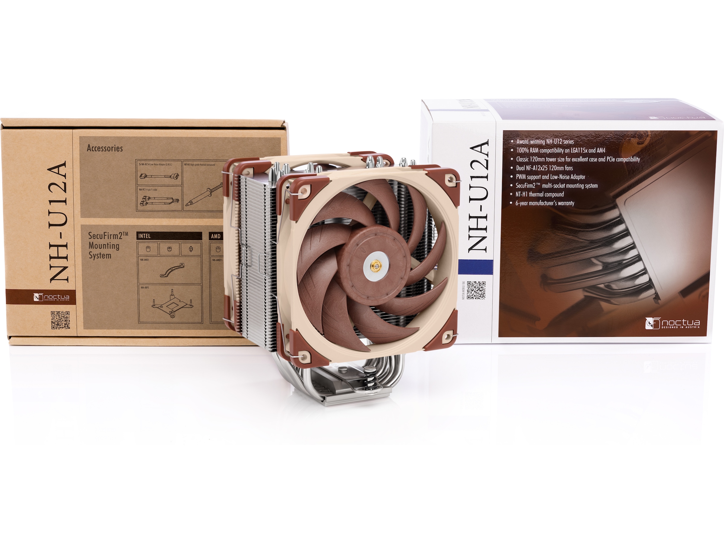 Noctua NH-U12A CPU Kylare CPU - Luftkylning
