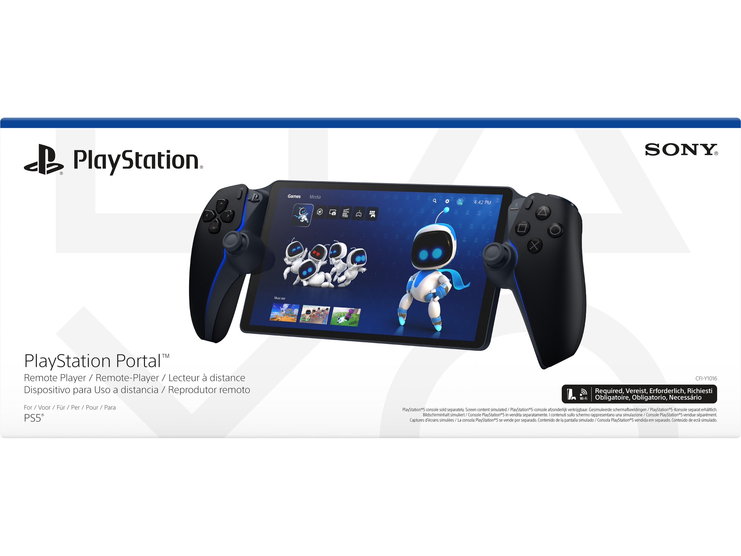 PlayStation Portal Remote Player (Midnight Black) Tillbehör till spelkonsoler