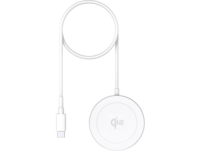 Andersson Qi2 15W Trådlös laddare (vit) Trådlös laddare