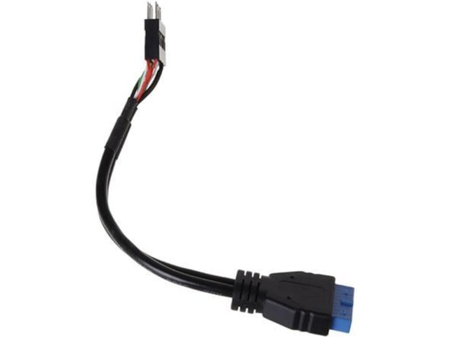 USB 3.0 till USB 2.0 Adapter 15cm (svart) USB-kablar