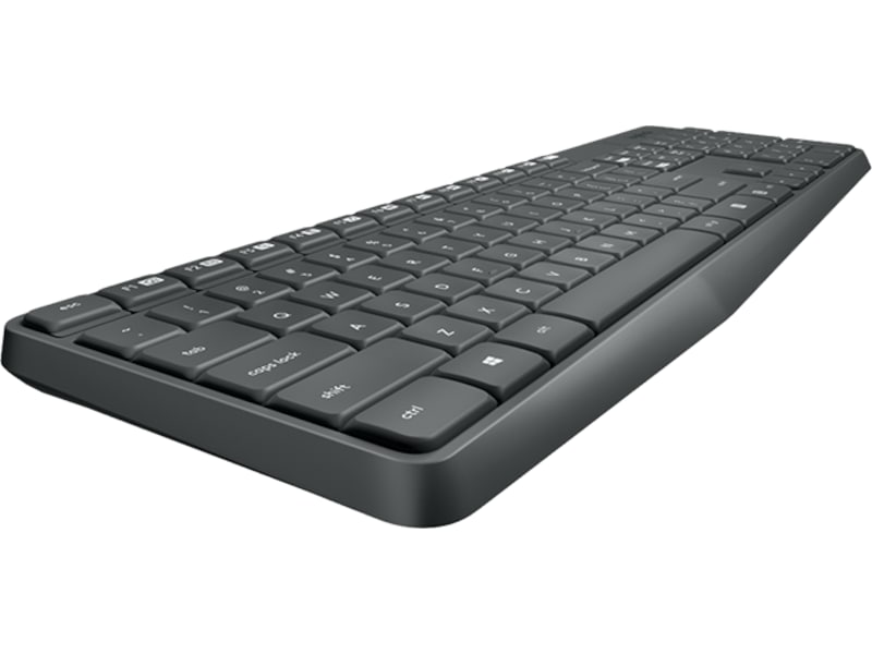 Logitech MK235 Wireless Keyboard and Mouse grå Mus & tangentbord -combo-paket