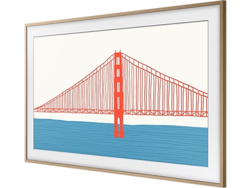 Samsung 50" ram till The Frame (2021-2025, teak) TV-ram & tillbehör