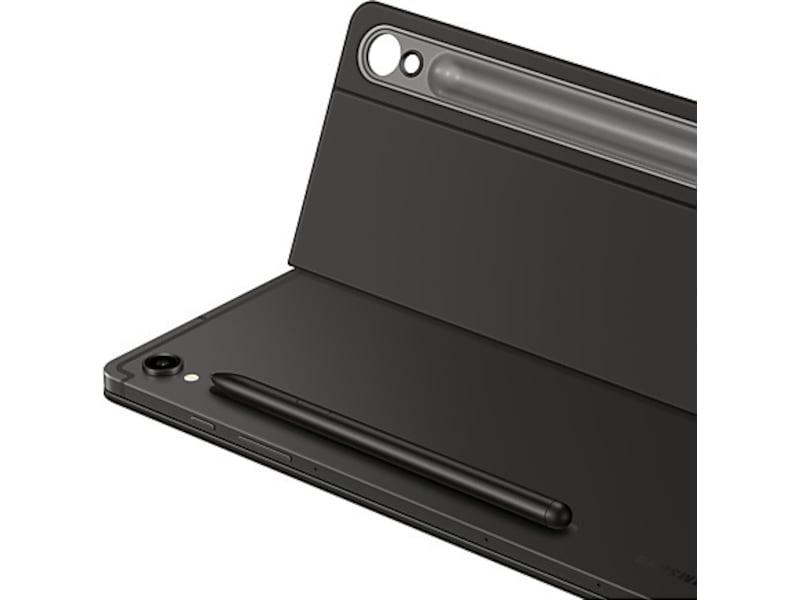 Samsung Galaxy Tab S10 Lite/FE och S9/FE Slim tangentbordfodral (svart) Tangentbord och pennor