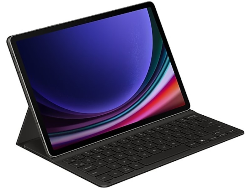 Samsung Galaxy Tab S10 Lite/FE och S9/FE Slim tangentbordfodral (svart) Tangentbord och pennor