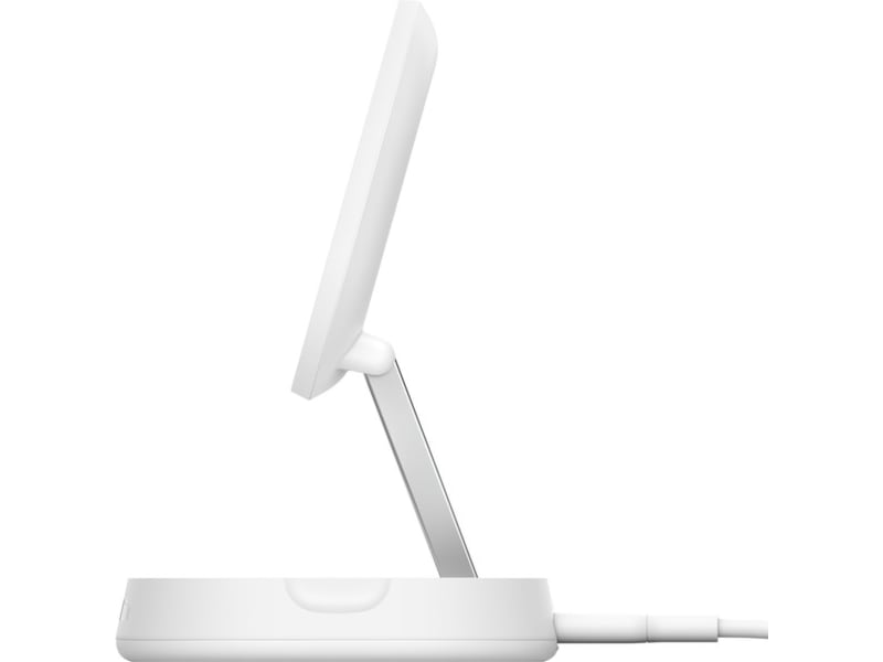Belkin BoostCharge Pro hopfällbart trådlöst laddningsställ (vit) Trådlös laddare