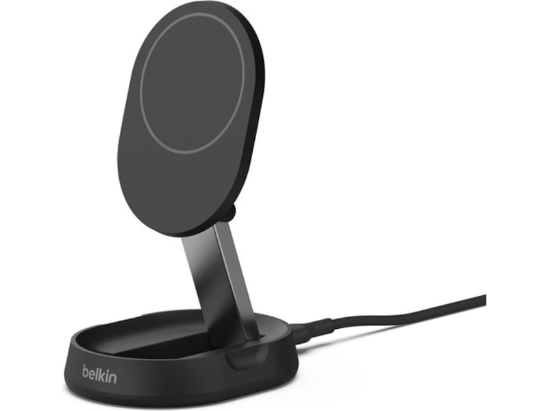 Belkin BoostCharge Pro hopfällbart trådlöst laddningsställ (svart) Trådlös laddare