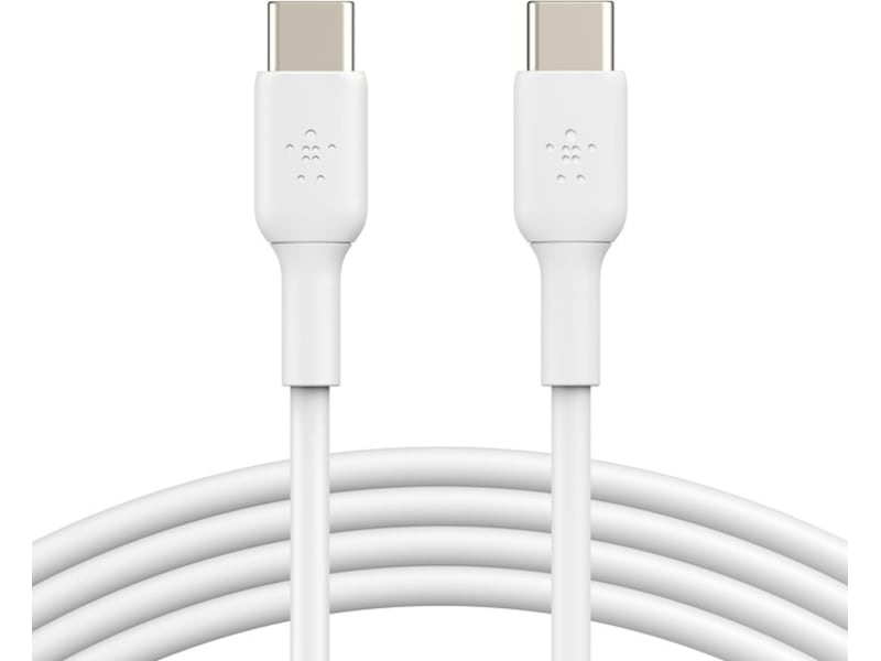 Belkin USB-C kabel 2m (vit) USB-kablar