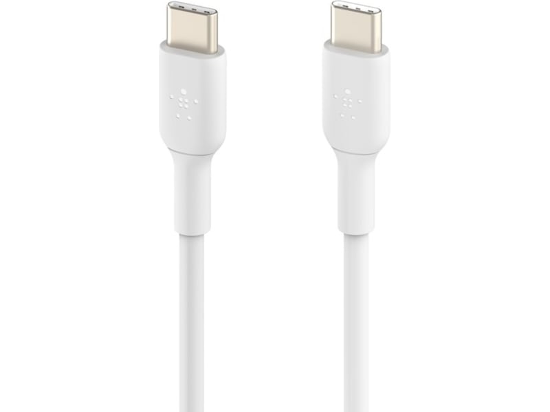Belkin USB-C kabel 2m (vit) USB-kablar