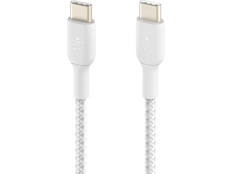 Belkin USB-C kabel 2m (vit) USB-kablar