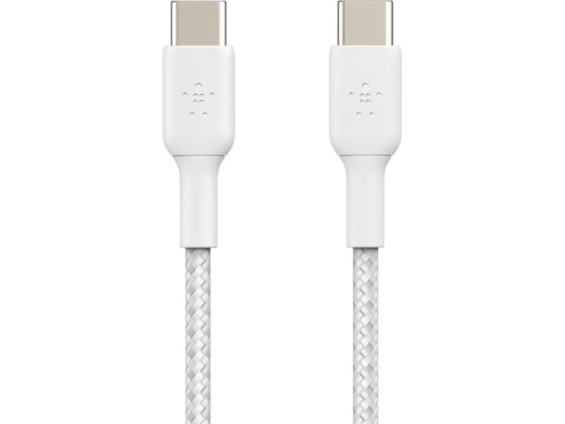 Belkin USB-C kabel 2m (vit) USB-kablar