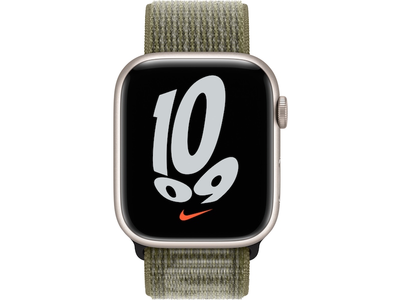 Apple Watch 45mm Nike Sport Loop (sequoia/platina) Armband